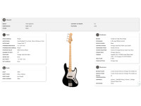 Fender US Geddy Lee Bass BK Fender US Geddy Lee Bass BK